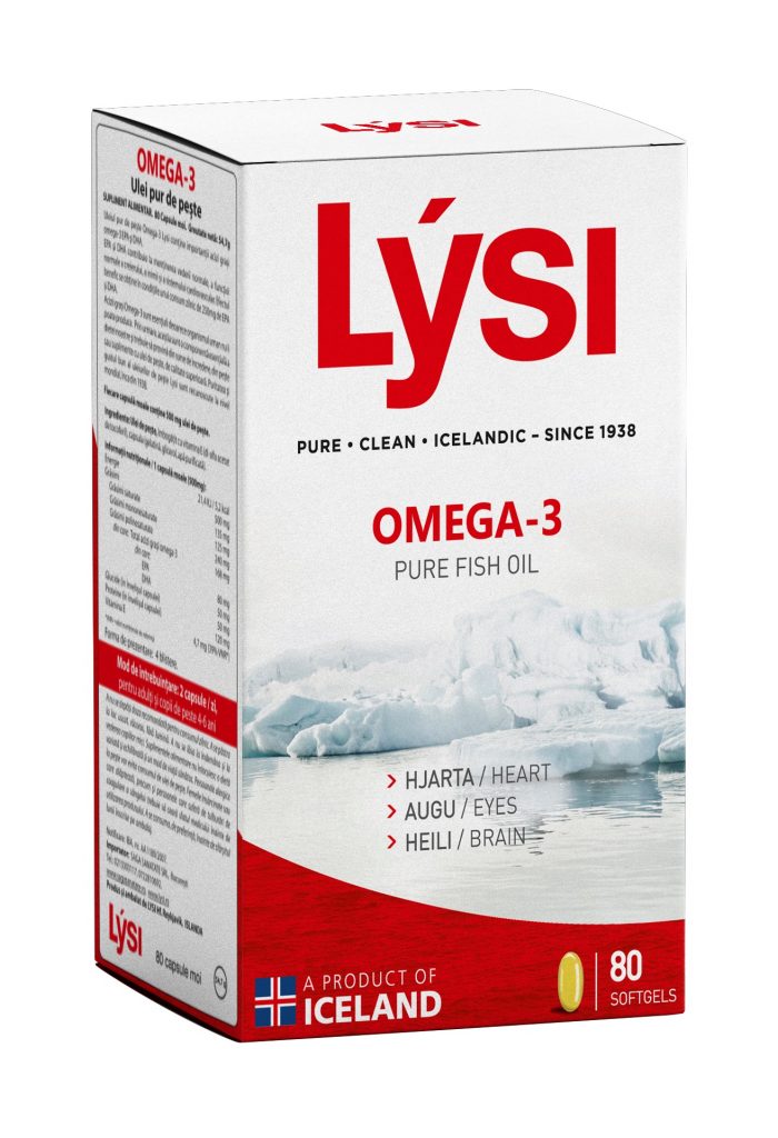 Omega 3 cu Glucozamină și Condroitină, 30 doze, Lysi : Farmacia Tei online