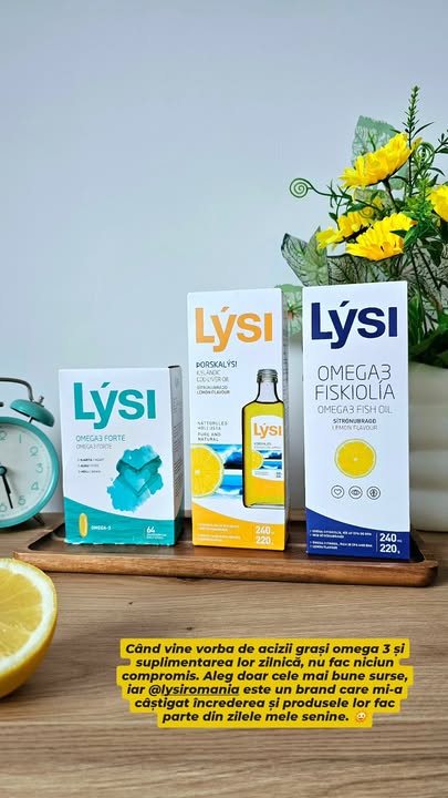 Produse Omega-3 LYSI din ulei de pește islandez pentru o rutină zilnică de vară