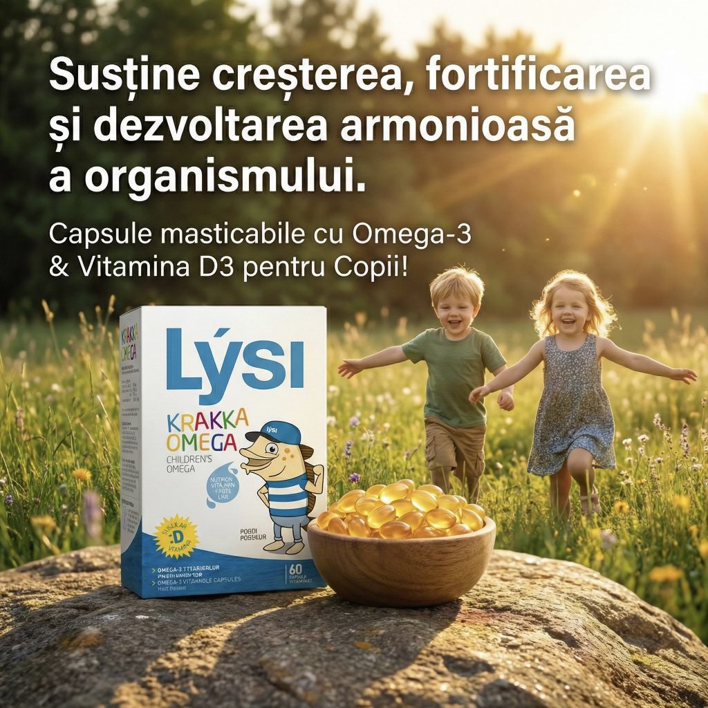 Omega3 si Vitamina D pentru copii