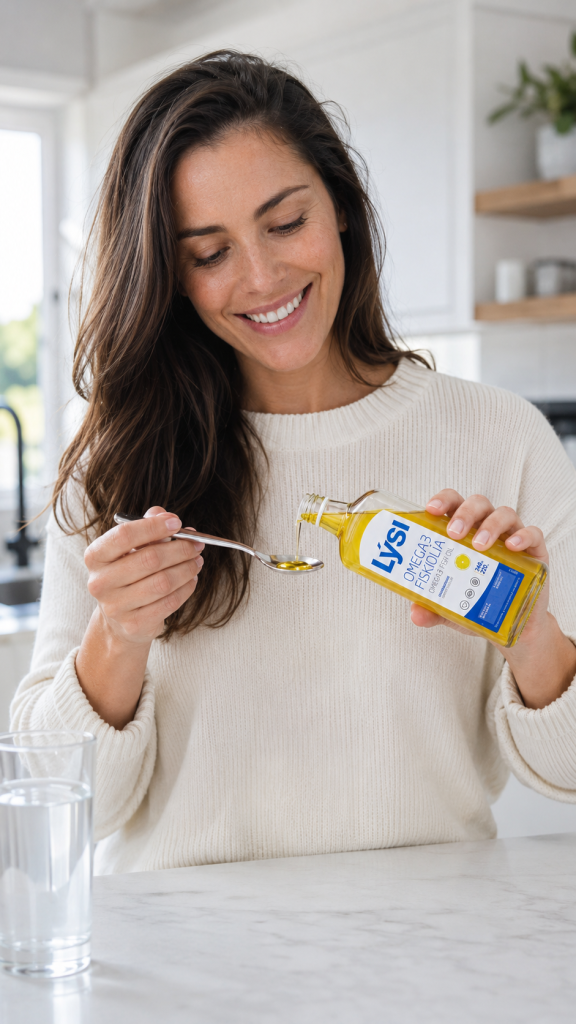 Produse Omega-3 LYSI cu DHA și vitamina A pentru susținerea vederii normale