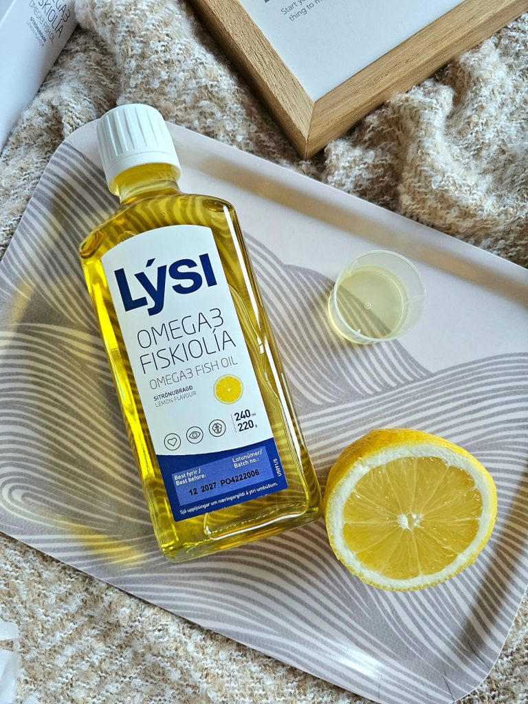 EPA și DHA – LYSI Omega-3 cu aromă naturală de lămâie